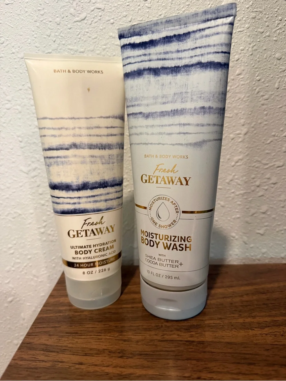 Bath & Body Works Fresh Getaway Moisturizing Body Cream & Body Wash Set